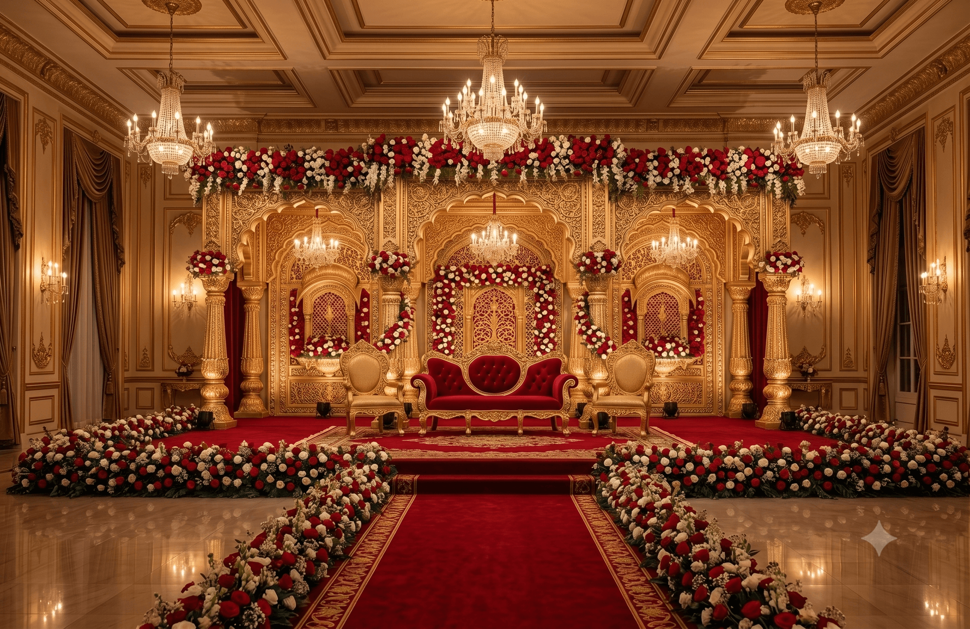 Royal Wedding Stage - Main View