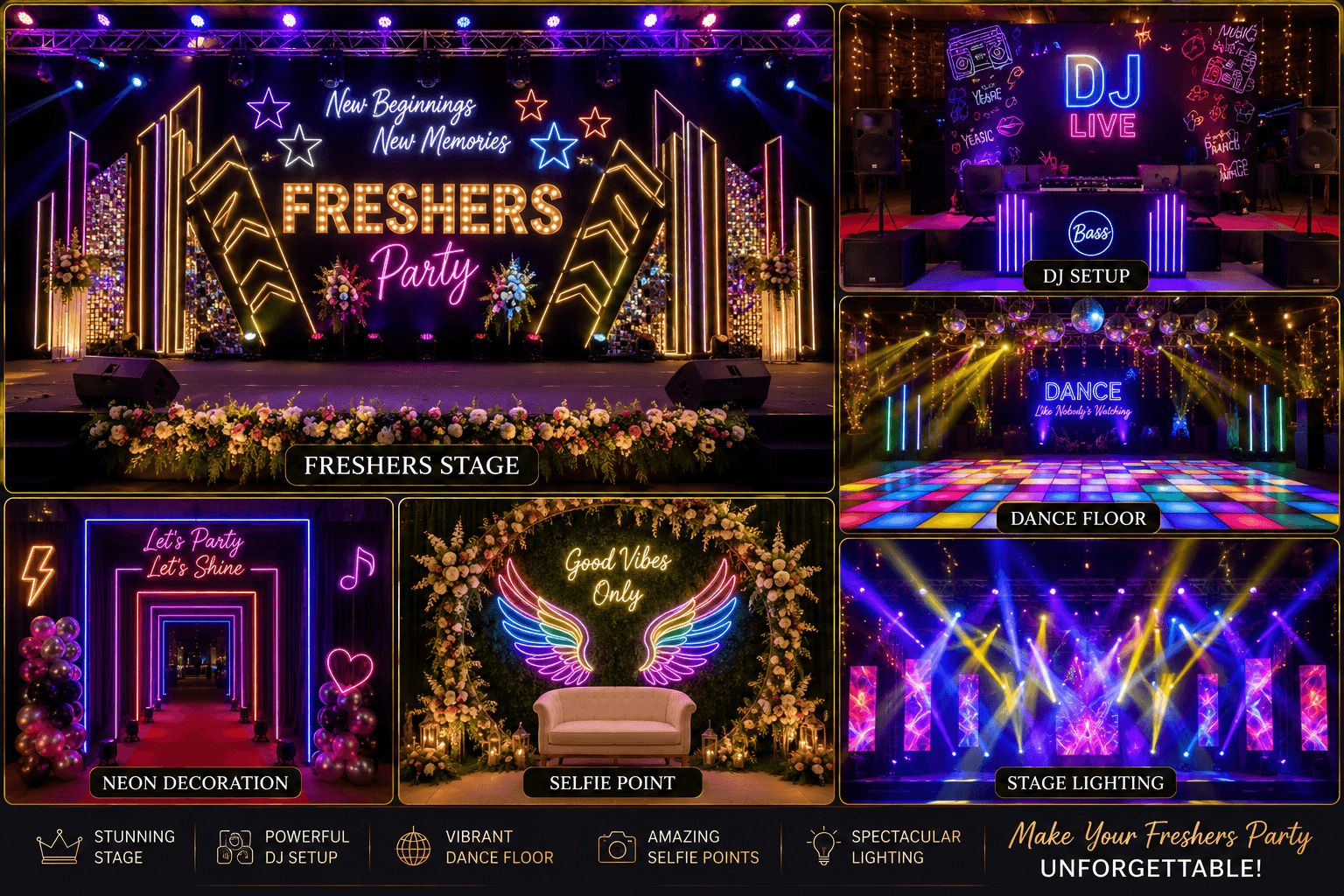 Freshers Party Decoration