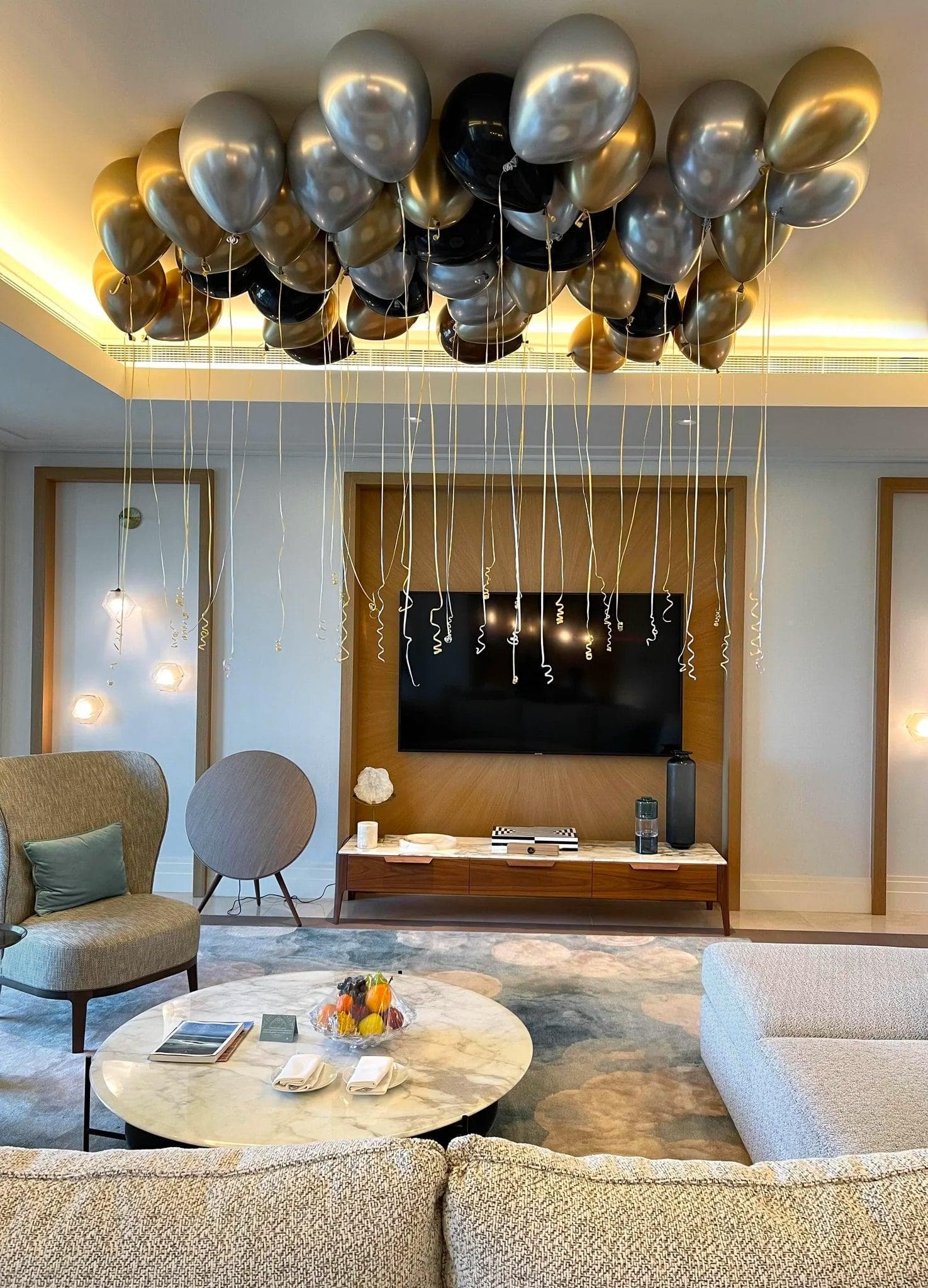 Indoor Balloon Setup - Main View