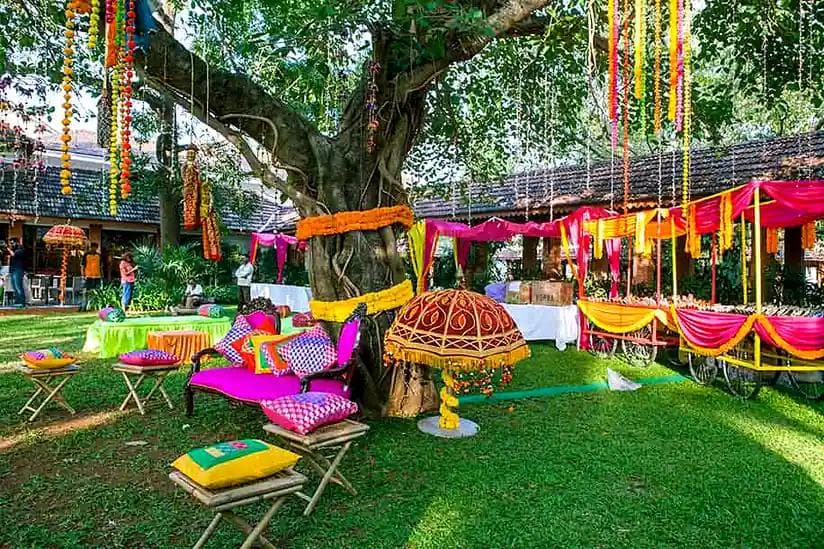 Outdoor Garden Mehndi - Main View
