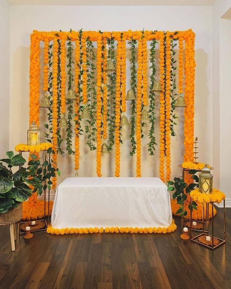 Home Haldi Decoration - Main View