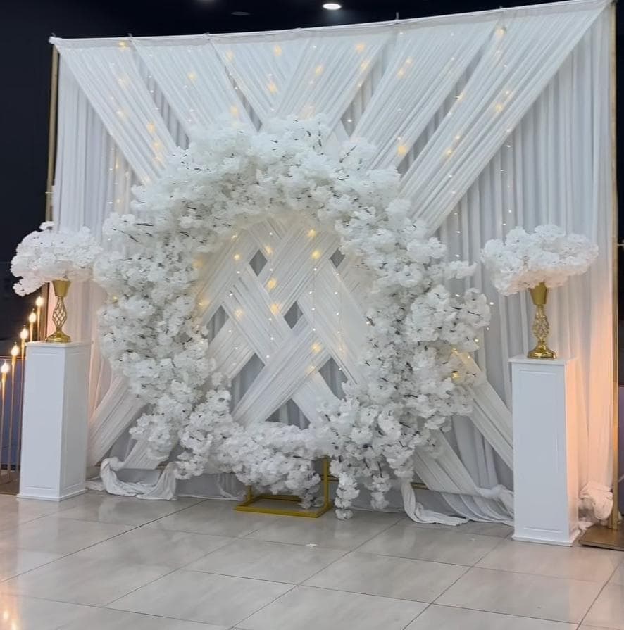 White Floral Stage - Main View